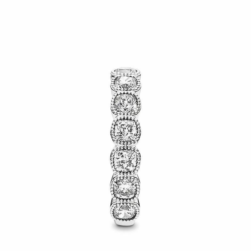 Pandora Australia AlluStackable Ring Cushion Stackable Ring - Sterling Silver | TBXOQE582